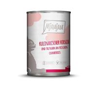 MjAMjAM - nourriture humide premium pour chats - gibier culinaire et dinde aux canneberges fraîches, paquet de 6 (6 x 400 g), sans céréales avec supplément de viande