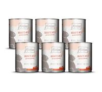 MjAMjAM - Nourriture humide premium pour chats - gibier savoureux à la pomme fruitée, paquet de 6 (6x800g), sans céréales