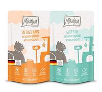 MjAMjAM - Nourriture Humide Premium pour Chats - Mono Paquet 1, Paquet de 12 (12 x 125 g), sans céréales avec Un supplément de Viande