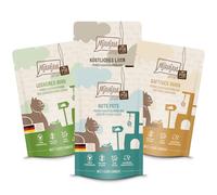 MjAMjAM - Nourriture Humide Premium pour Chats -Pack d'essai Pur Plaisir de la Viande 1, Pack de 12 (12 x 125 g), sans céréales avec Un supplément de Viande