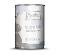 MjAMjAM - Nourriture Humide Premium pour Chats - Poulet délicat accompagné de courge à la Vapeur, 1 Paquet (1 x 400g), sans céréales avec Un supplément de Viande