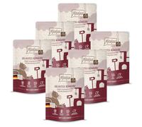 MjAMjAM - nourriture humide premium pour chats - pur plaisir de la viande - délicieux kangourou pur, pack de 6 (6 x 200 g), sans céréales avec de la viande supplémentaire