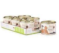 MjAMjAM - nourriture humide premium pour chats - pur plaisir de la viande - délicieux pur cheval, pack de 6 (6 x 200 g), sans céréales avec supplément de viande