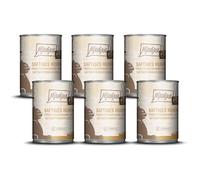 MjAMjAM - nourriture humide premium pour chats - pur plaisir de la viande - pur poulet juteux, pack de 6 (6 x 400g), sans céréales avec un supplément de viande