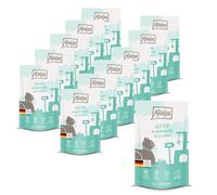 MjAMjAM - nourriture humide premium pour chats - Quetschie - bonne dinde au potiron cuit à la vapeur, pack de 12 (12 x 125 g), sans céréales avec supplément de viande