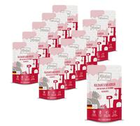 MjAMjAM Quetschie Nourriture pour chat à la venaison, dinde et canneberges - 12 x 125 g