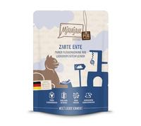 MjAMjAM - Nourriture humide premium pour chats - Quetschie - délice pure viande - viande de canard savoureuse à l’état pur, 1 paquet (1 x 300g), sans céréales avec un supplément de viande