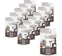 MjAMjAM - nourriture humide premium pour chats - Quetschie - délicieux cheval sur potiron cuit à la vapeur, paquet de 12 (12 x 125 g), sans céréales avec supplément de viande