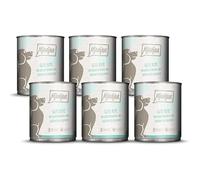 MjAMjAM - nourriture humide premium pour chiens - bonne dinde sur riz bouilli avec courgettes cuites à la vapeur, paquet de 6 (6 x 800 g), naturel avec de la viande supplémentaire