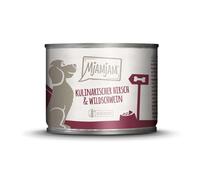 MjAMjAM - nourriture humide premium pour chiens - cerf et sanglier culinaires aux canneberges, pack de 6 (6 x 200 g), sans céréales avec un supplément de viande