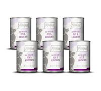 MjAMjAM - Nourriture Humide Premium pour Chiens - Duo de Bonne Dinde & Lapin, Paquet de 6 (6 x 400g), sans céréales avec Extra Viande