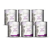 MjAMjAM - Nourriture Humide Premium pour Chiens - Duo de Bonne Dinde & Lapin, Paquet de 6 (6 x 800g), sans céréales avec Extra Viande