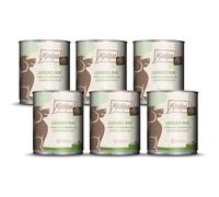 MjAMjAM - Nourriture Humide Premium pour Chiens - Le Plaisir de la Viande à l'état Pur - du bœuf Pur et délicieux, Pack de 6 (6 x 800g), sans céréales avec Un supplément de Viande