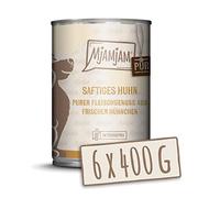 MjAMjAM - Nourriture Humide Premium pour Chiens - Poulet Pur juteux, Pack de 6 (6 x 400 g), sans céréales avec Un supplément de Viande