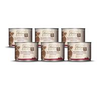 MjAMjAM - nourriture humide premium pour chiens - pur plaisir de la viande - délicieux kangourou pur, pack de 6 (6 x 200 g), sans céréales avec de la viande supplémentaire