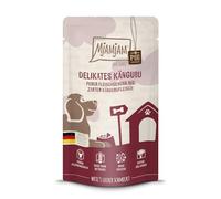 MjAMjAM - Nourriture humide premium pour chiens - Quetschie - délice pure viande - viande de kangourou délicate à l’état pur, 1 paquet (1 x 125g)
