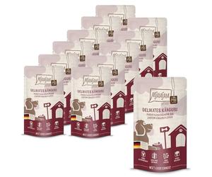 MjAMjAM - Nourriture humide premium pour chiens - Quetschie - délice pure viande - viande de kangourou délicate à l’état pur, pack de 12 (12 x 125g)