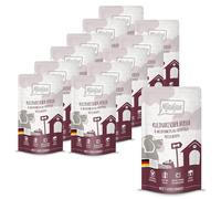 MjAMjAM - Nourriture humide premium pour chiens - Quetschie - viande de cerf et de sanglier gourmande accompagnée d’airelles fruitées, pack de 12 (12 x 125g)