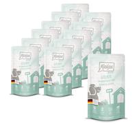 MjAMjAM - Nourriture humide premium pour chiens - Quetschie - viande de dinde savoureuse accompagnée de riz cuit et de courgettes à la vapeur, pack de 12 (12 x 125g)