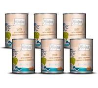 MjAMjAM - Nourriture humide premium pour chiens - Senior - Poulet juteux aux patates douces savoureuses, paquet de 6 (6x400g), sans céréales