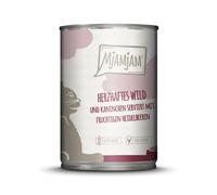 MjAMjAM Nourriture pour chat à la viande de cerf, lapin et myrtilles - 400 g