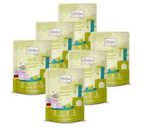 MjAMjAM - Nourriture pour chat - Quetschie - Sénior - Duo de canard tendre et de lapin - 6 x 300 g