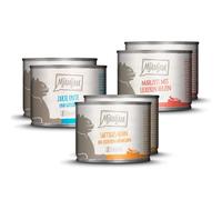 MjAMjAM - Pack d'essai de nourriture premium pour chat, nourriture humide avec supplément de viande, sans céréales 200 g (pack de 6)