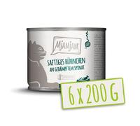 MjAMjAM - Poulet succulent aux épinards vapeur - Lot de 6 x 200 g