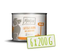 MjAMjAM Poulet Succulent avec Canard Tendre, Carottes et Millet Cuit 200 g x6