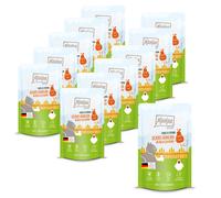 MjAMjAM Quetschie Chicks & Friends - Poulet Savoureux aux Poires Fruitées - Lot de 12 x 125 g