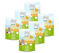 MjAMjAM Quetschie Chicks & Friends Poulet tendre aux morceaux de pomme - 300 g x 6