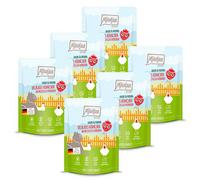 MjAMjAM Quetschie Nourriture pour chat au poulet et fraises - 6 x 300 g