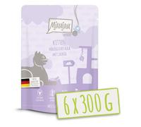 MjAMjAM - Quetschie - Chaton - Veau Exquis à l'Huile de Saumon - Lot de 6 x 300 g