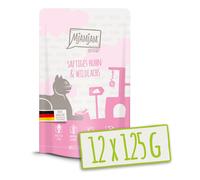 MjAMjAM - Quetschie - Poulet succulent & saumon sauvage Lot de 12 x 125 g