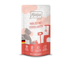 MjAMjAM quetschie - Repas avec délicieuses cœurs, 1er Pack (1 x 125 g)