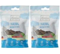 MjAMjAM - Snack Premium pour Chat - Sachet Snack - copieux Canard, Pack de 1 (1 x 125 g), Naturel sans Conservateur de synthèse (Lot de 2)