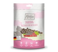 MjAMjAM - snack premium pour chat - sachet snack - saumon sauvage culinaire, pack de 1 (1 x 125 g), naturel sans aucun conservateur de synthèse