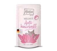 MjAMjAM Wellness Aliment pour chat anti-boules de poils au bœuf - 125 g