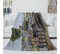 MJASVNDFO Allemand Panther Char Couverture Flanelle - Militaire Couverture Vraiment Douce Au Toucher pour Enfants Amis Petite Amie Petit Ami - Noël Anniversaire Cadeau 50x60inch(127x152cm)