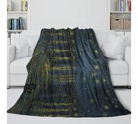 MJASVNDFO Starry Night Over The Rhône Couverture - Van Gogh Couverture Cadeau Anniversaire pour Fils/Fille/Petit-Fils/Petite-Fille/ami 40x50inch(100x130cm)