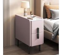MJBDCVN Armoire de rangement tendance, table de chevet à double tiroir, table de chevet en bois avec tiroirs, avec pieds effilés, pour chambre à coucher, salon et couloir (dimensions : 20 x 40 x 50 cm