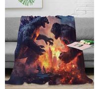 MJCZEGDCR King Kong Couverture Impression 3D Literie Peluche en Microfibre Lit Cadeau Super Douce Et Douillette pour Garçons Et Filles pour Enfant Camping 60x80inch(150x200cm)