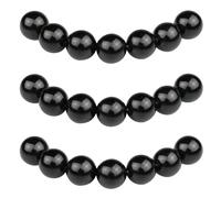 MJDCB 10mm 35 pièces Obsidienne Noir Perle Pierre Naturelle Ronde en Vrac Perles Semi Precieuse pour Fabrication de Bijoux de Bracelets et de Colliers