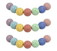 MJDCB 12mm 30 pièces Agate Veine de Dragon Noir Perle Pierre Naturelle Ronde en Vrac Perles Semi Precieuse pour Fabrication de Bijoux de Bracelets et de Colliers