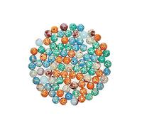 MJDCB 200pcs 8mm Pierre Perles Kit Rondes En Vrac Pierres Semi Précieuses 4 Couleurs Perle Jaspe Impérial pour Bracelet Collier Fabrication de Bijoux - x002