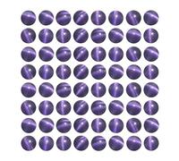 MJDCB 30 pièces Petites Perles Oeil de Chat Violet 12mm Perles de Cristal Ronde Vrac pour La Fabrication de Bijoux Bracelets Boucles D'oreilles Colliers Accessoires