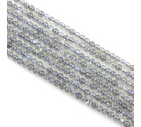 MJDCB 320pcs Petites Perles de Pierre Naturelle 2mm Labradorite Pierres Précieuses Ronde Lisse en Vrac pour La Fabrication de Bijoux Bracelets Boucles D'oreilles Colliers Accessoires