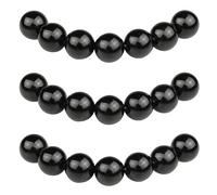 MJDCB 6mm 60 pièces Agate Onyx Noir Perle Pierre Naturelle Ronde en Vrac Perles Semi Precieuse pour Fabrication de Bijoux de Bracelets et de Colliers