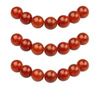 MJDCB 6mm 60 pièces Agate Veines de Dragon Rouge Perle Pierre Naturelle Ronde en Vrac Perles Semi Precieuse pour Fabrication de Bijoux de Bracelets et de Colliers