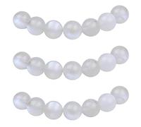 MJDCB 6mm 60 pièces Perle Pierre Lune Bleue Naturelle Ronde en Vrac Perles Semi Precieuse pour Fabrication de Bijoux de Bracelets et de Colliers
